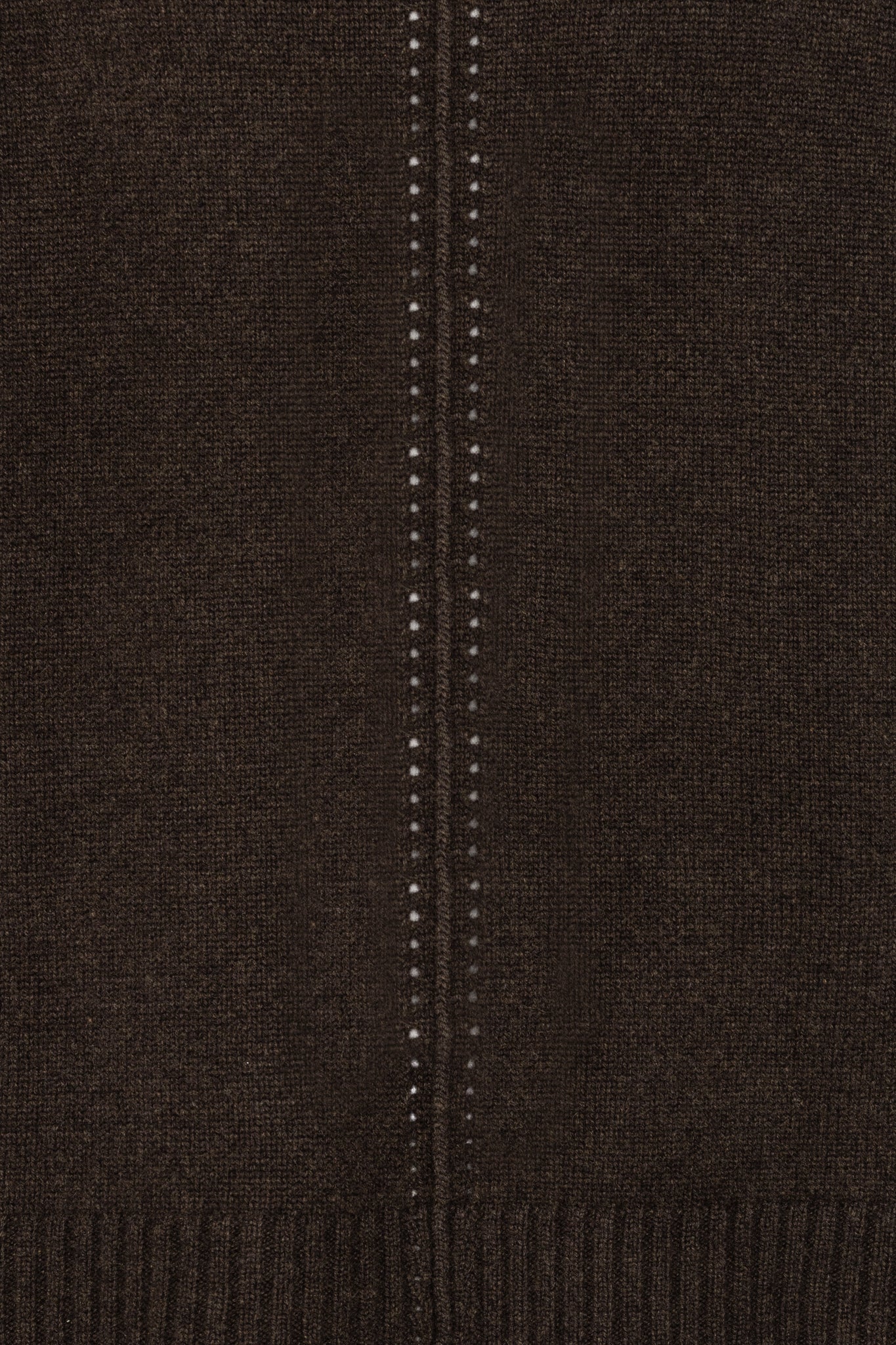 Marilyn - cashmere rullekrave sweater - Espressobrun