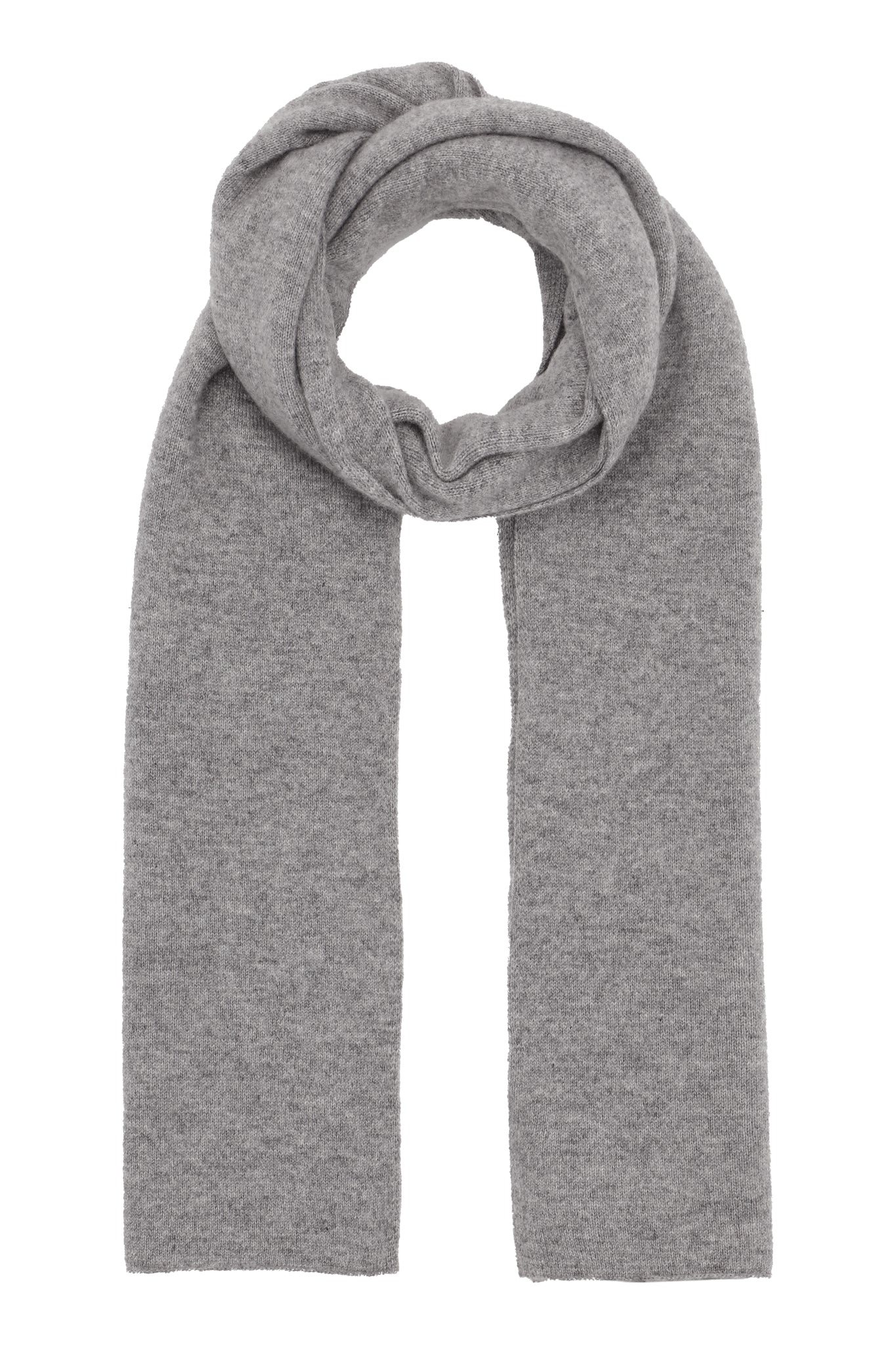 Alfa - Tørklæde i cashmere - Mellemgrå