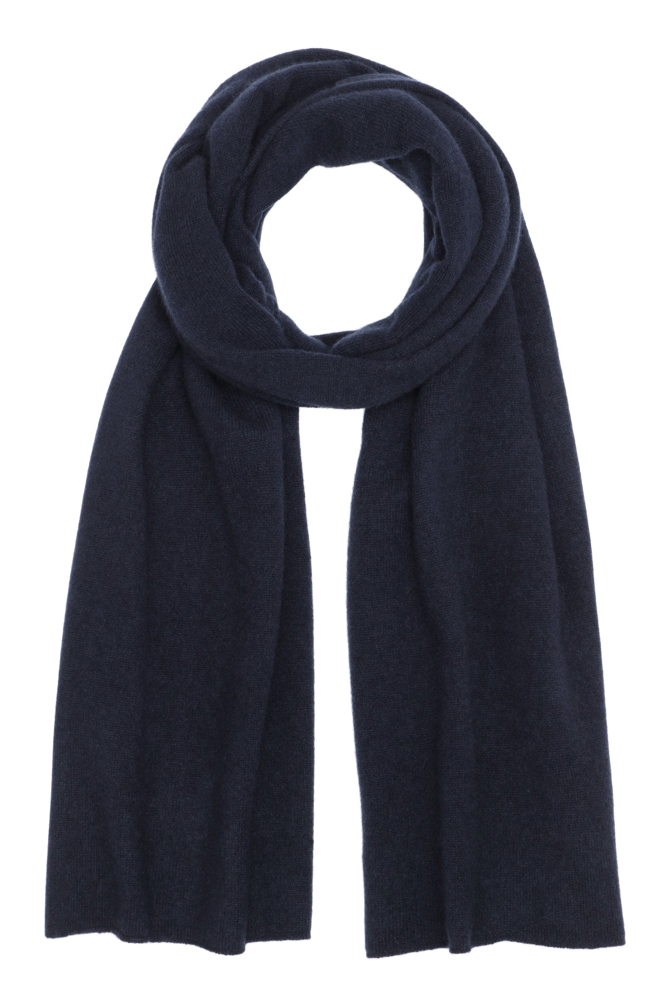 Alfa - Tørklæde i cashmere - Dark Navy