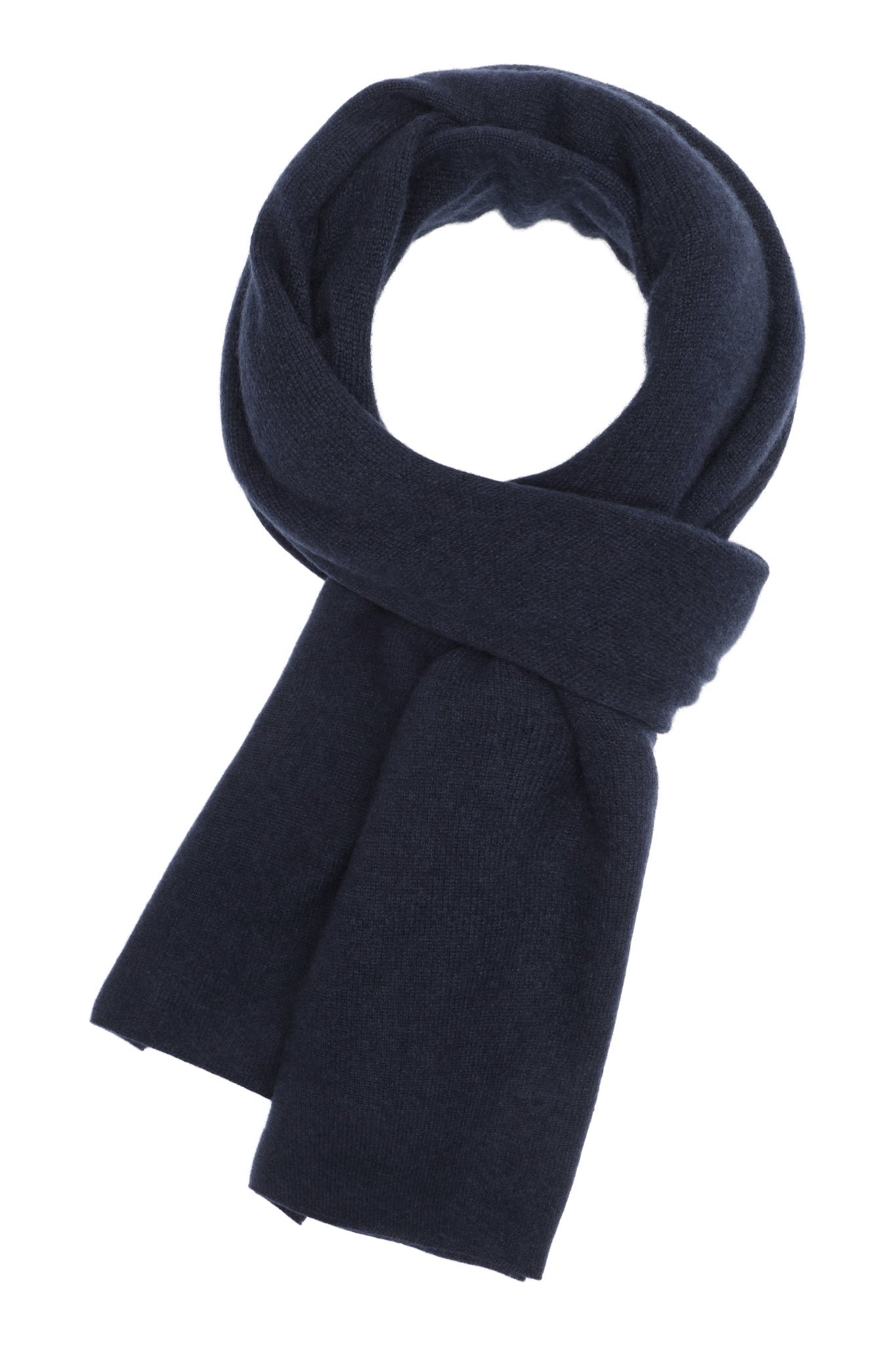 Alfa - Tørklæde i cashmere - Dark Navy