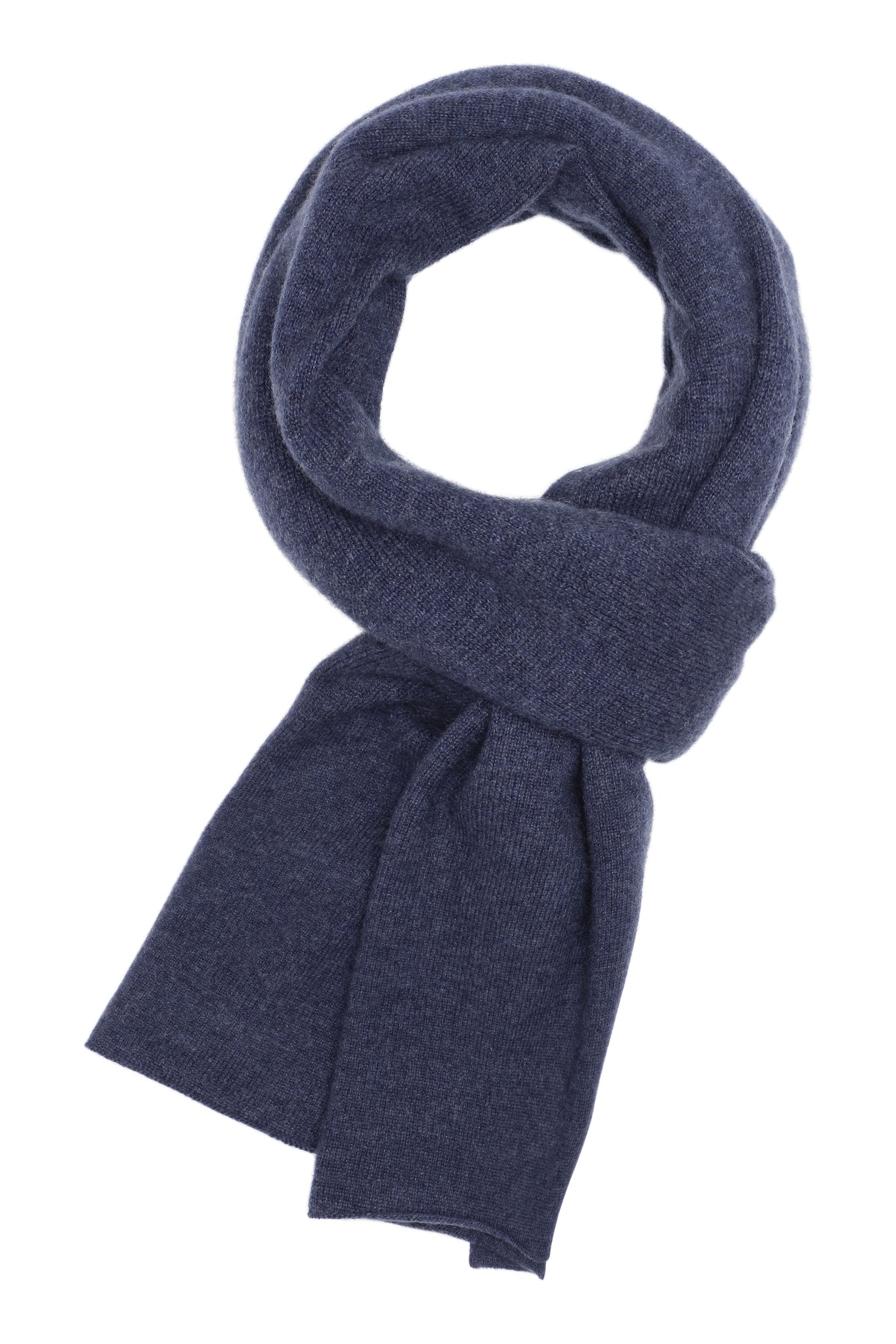 Alfa - Tørklæde i cashmere - Indigo Blå