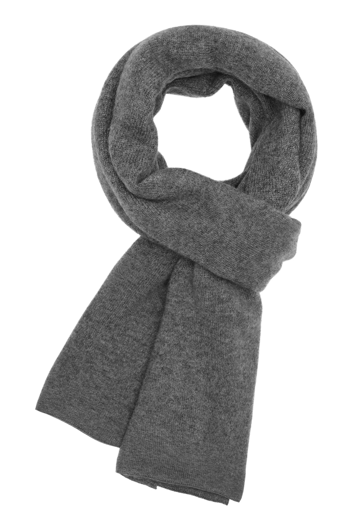 Alfa - Tørklæde i cashmere - Mørkgrå