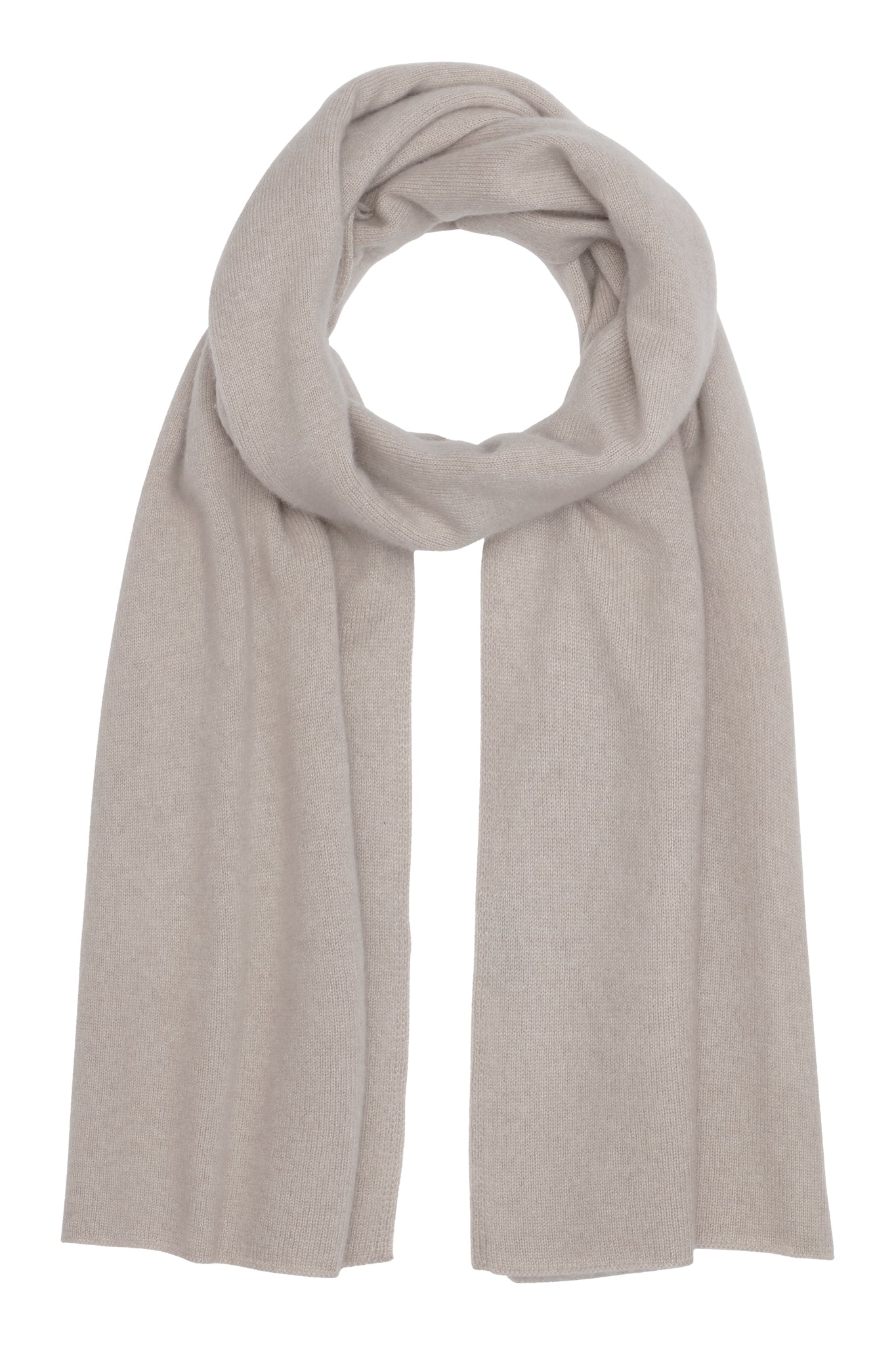 Alfa - Tørklæde i cashmere - Sand