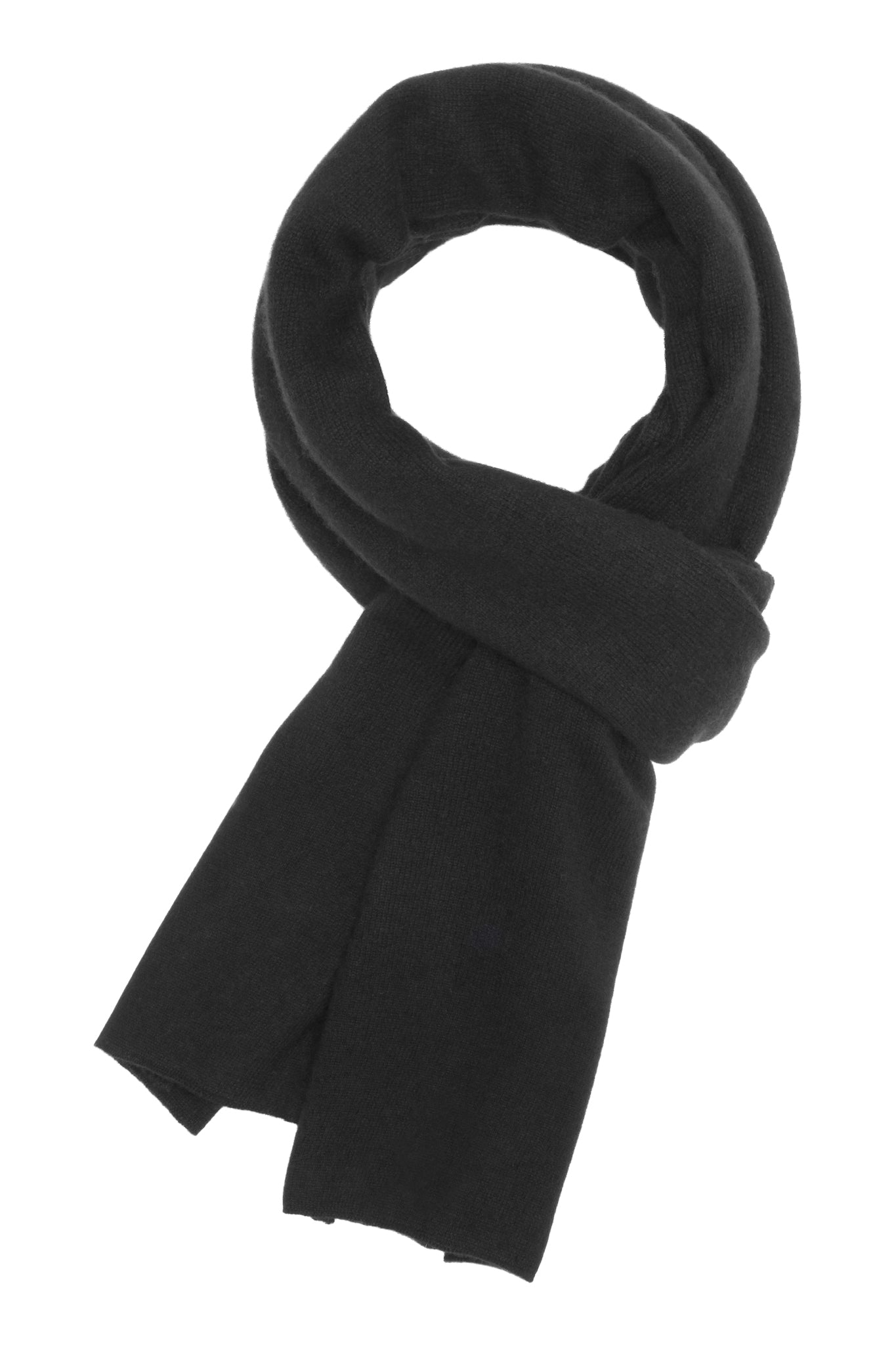Alfa - Tørklæde i cashmere - Sort