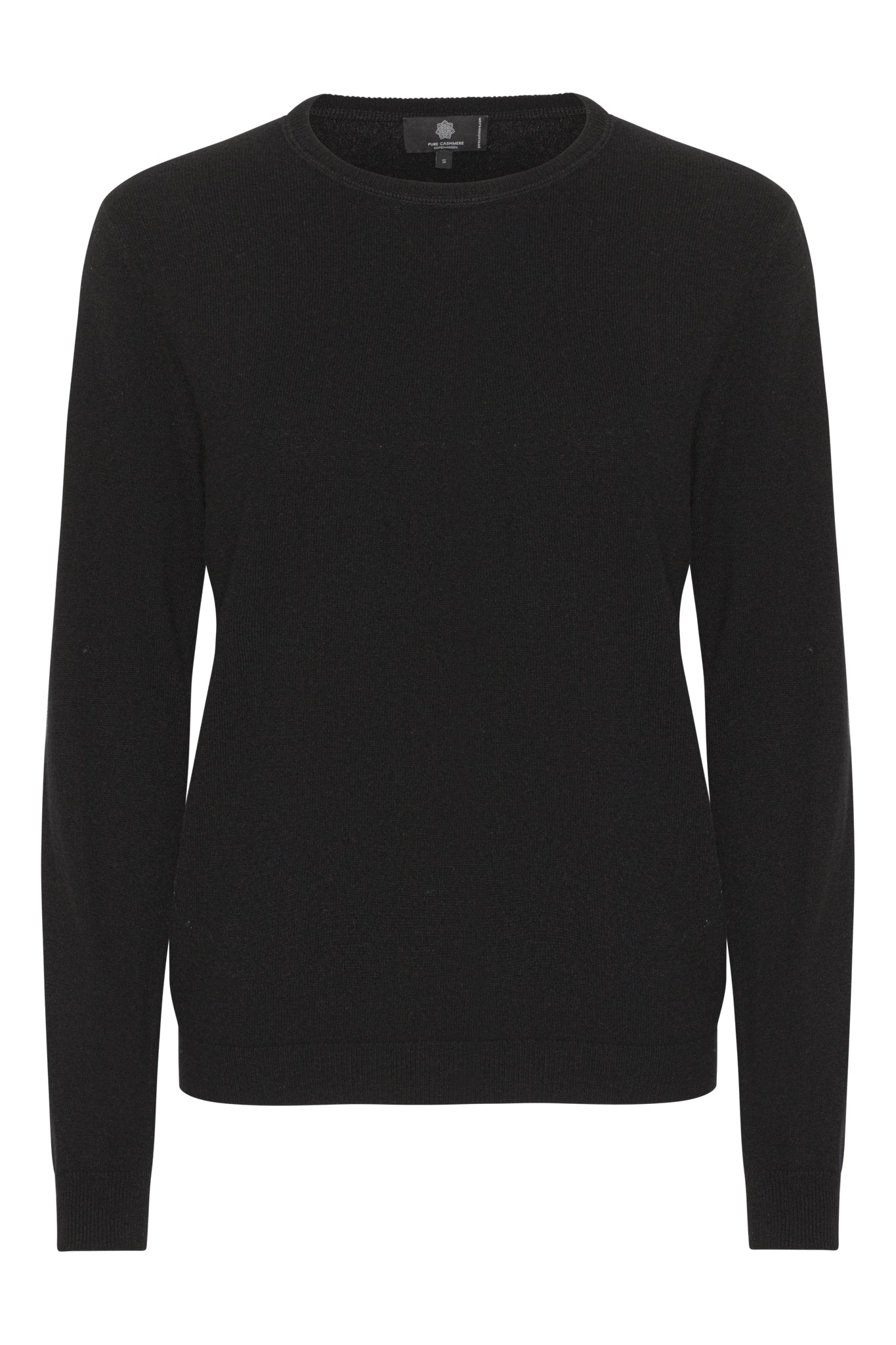 Pil - Cashmere Pullover i klassisk fit. Sort