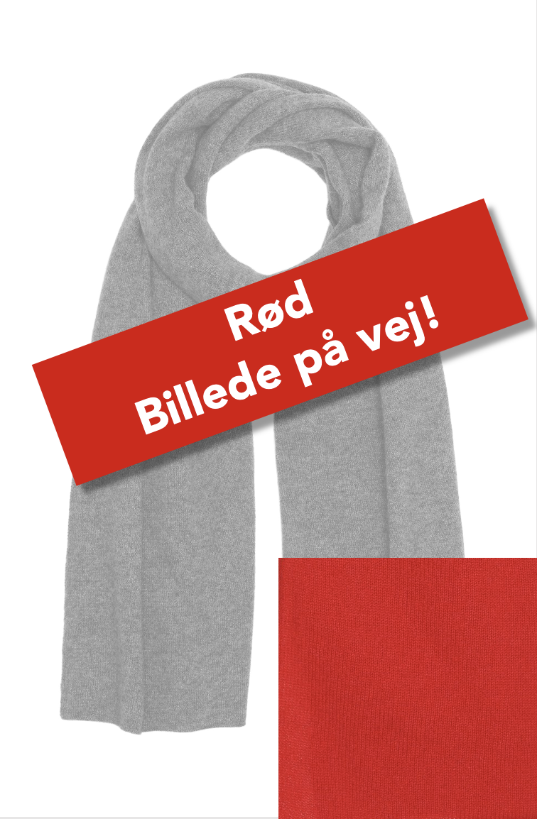 Alfa - Tørklæde i cashmere - Rød