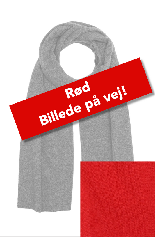Alfa - Tørklæde i cashmere - Rød