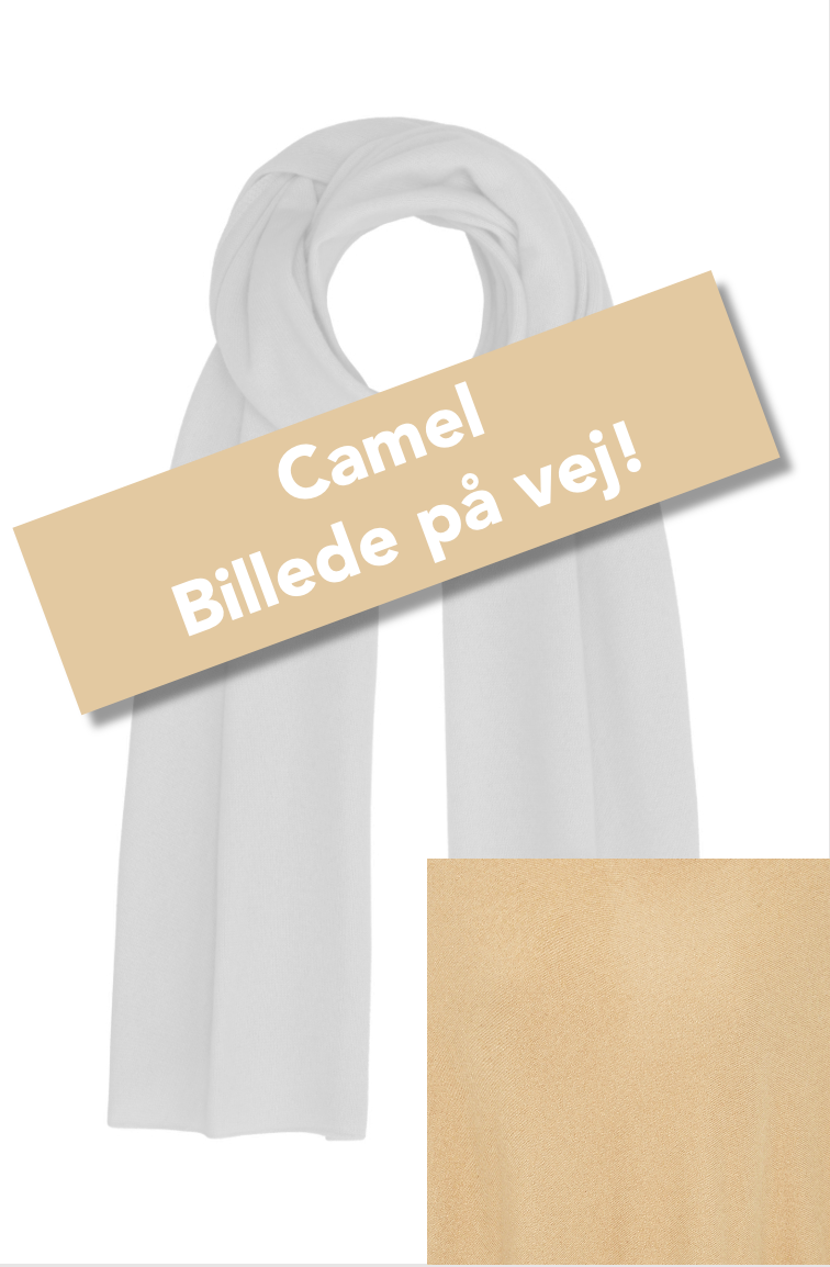 Alfa - Tørklæde i cashmere - Camel