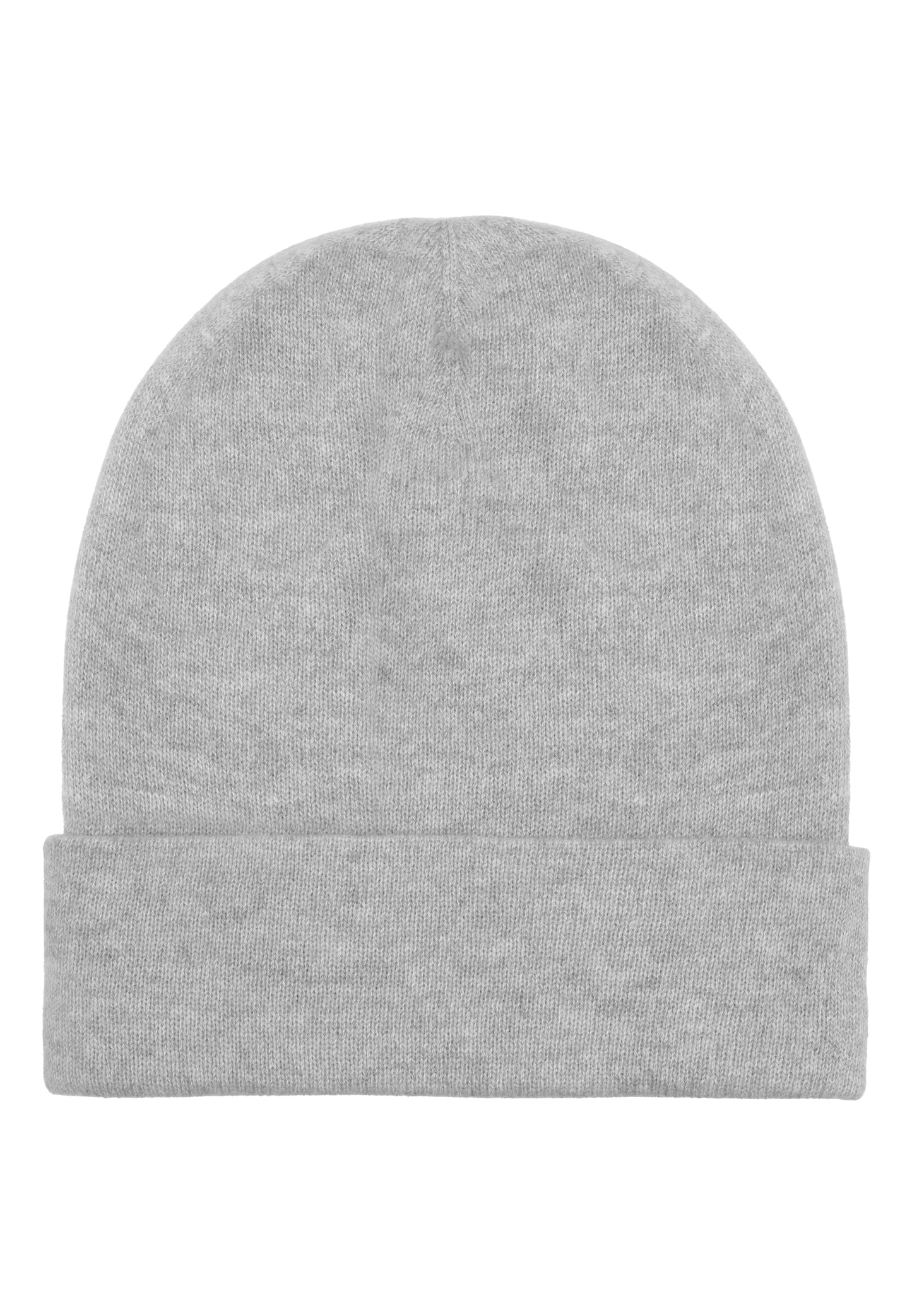 Tyk dobbelt jersey hue i cashmere, fra Skotland - Silver grå