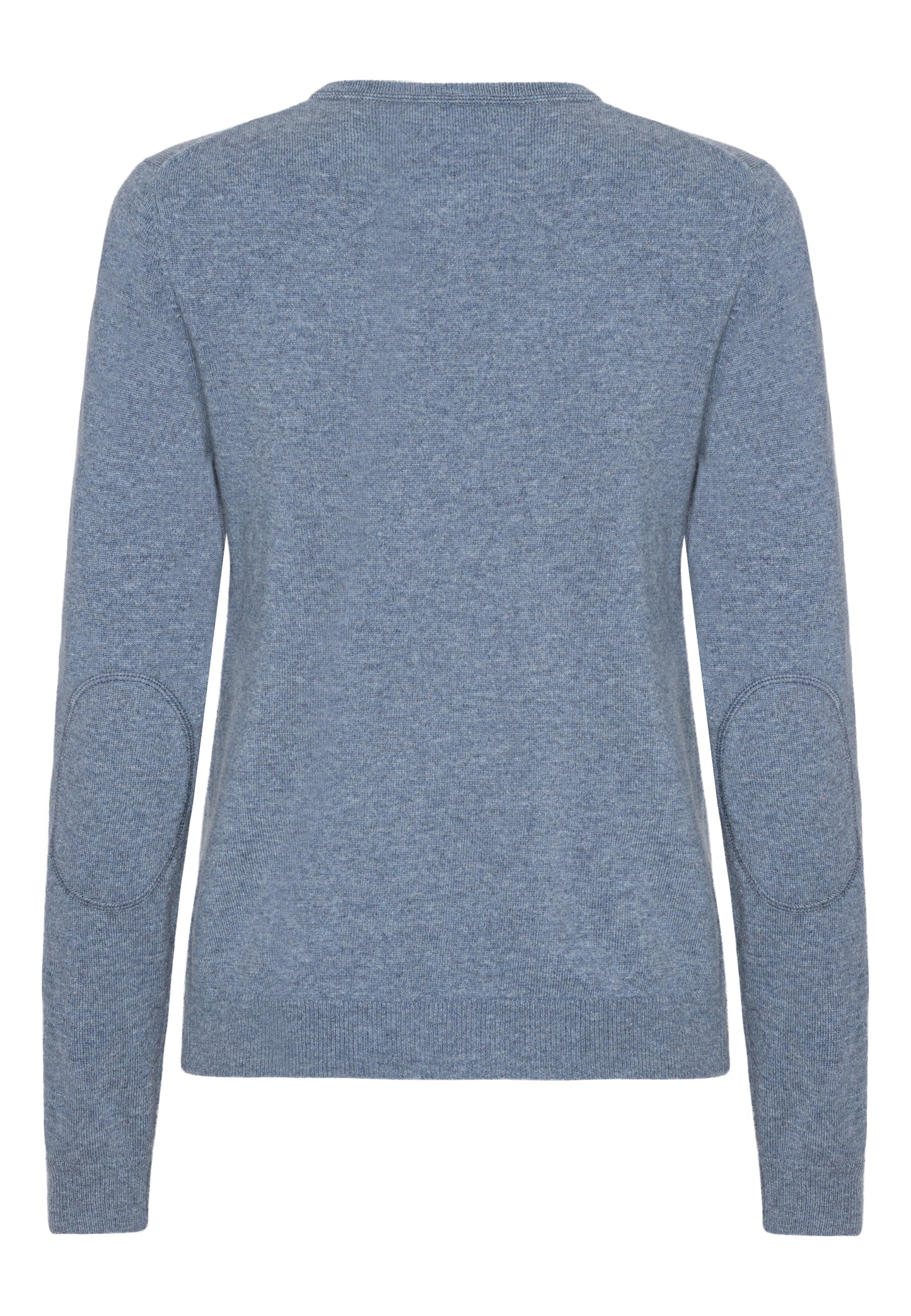 Pil - Cashmere Pullover i klassisk fit. Light Denim Blå
