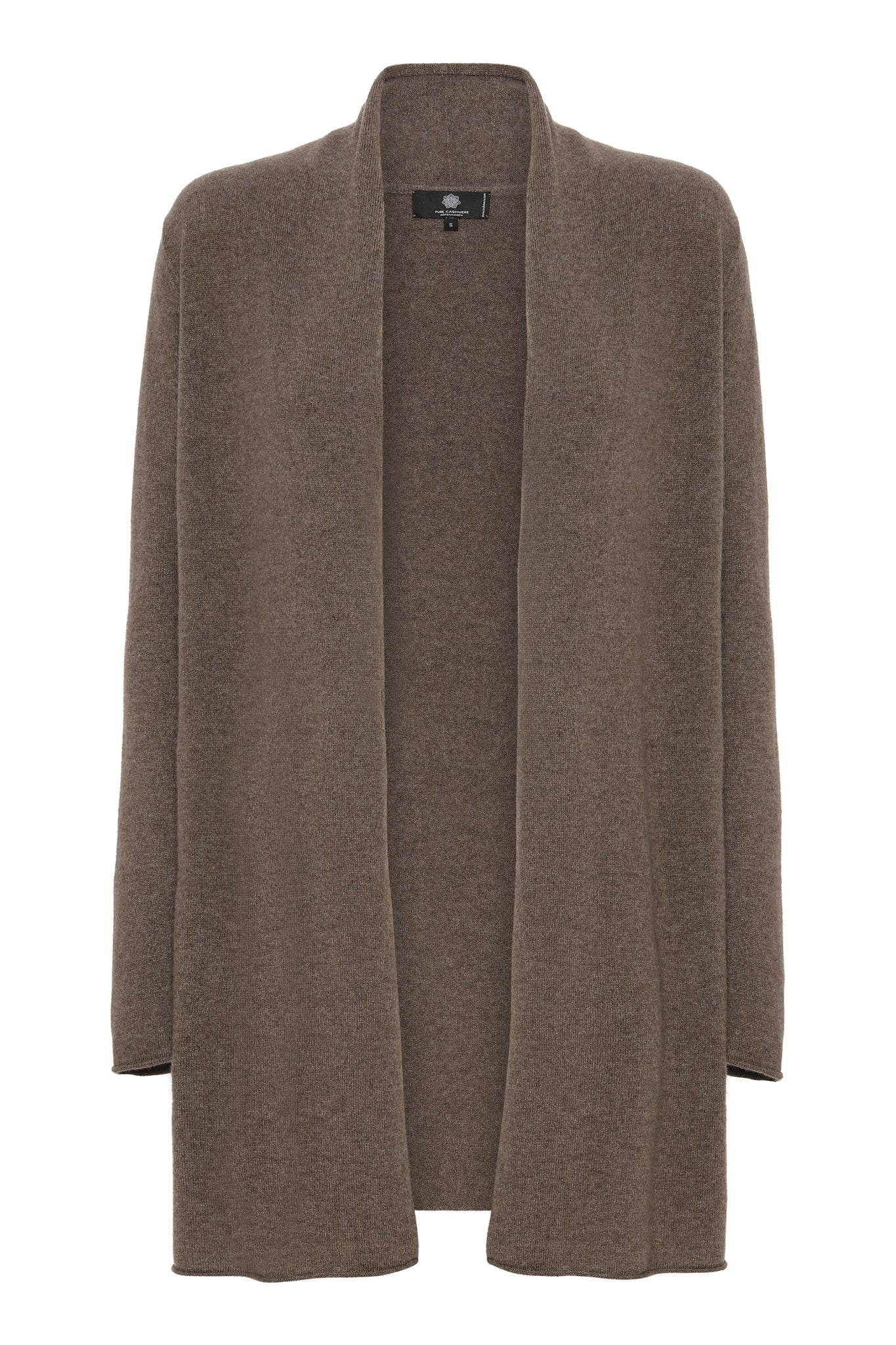 Ingrid - cashmere cardigan - Lysebrun