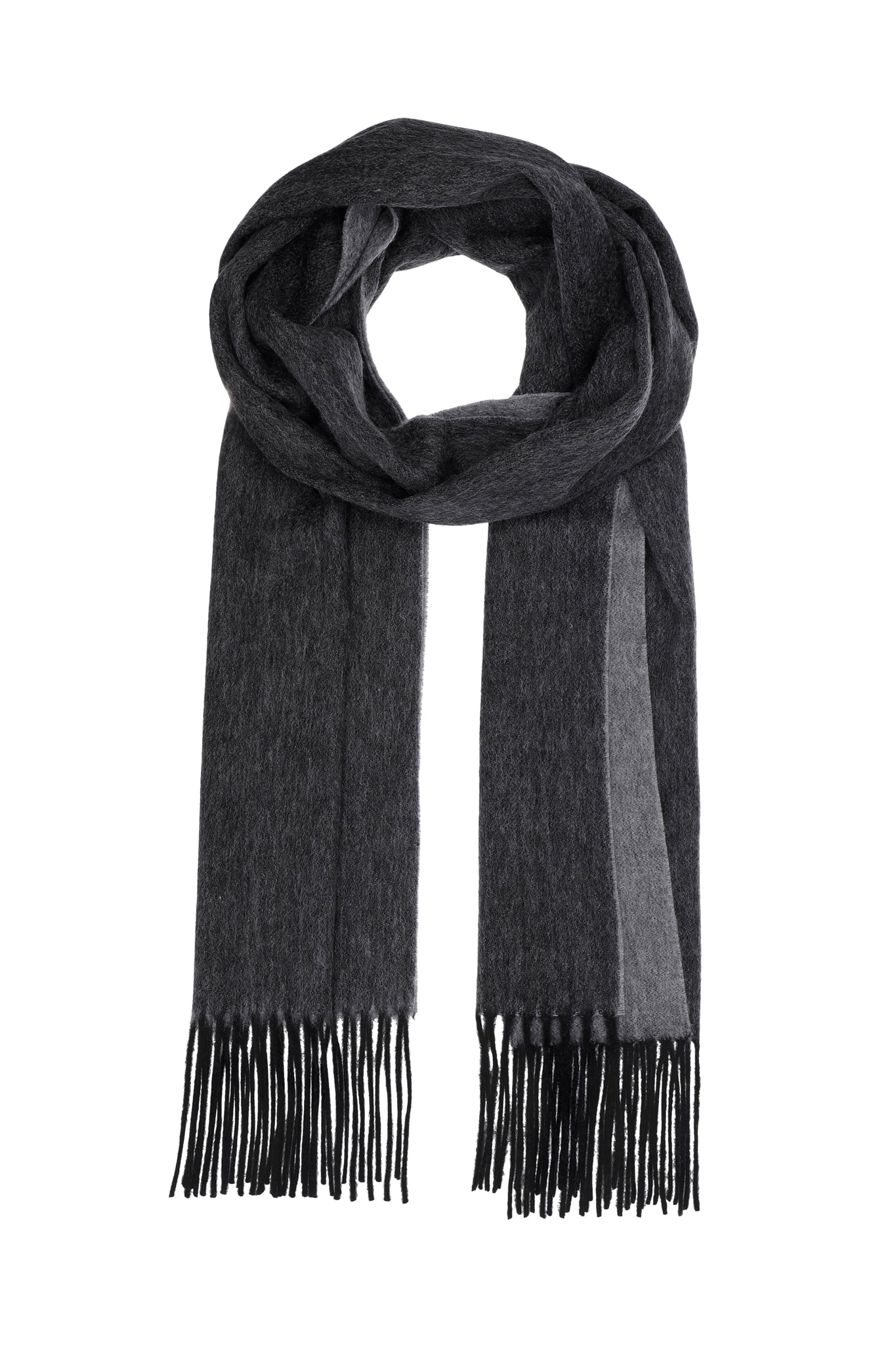 Cashmere tørklæde til mænd og kvinder i to grå farver, Pure Cashmere Copenhagen