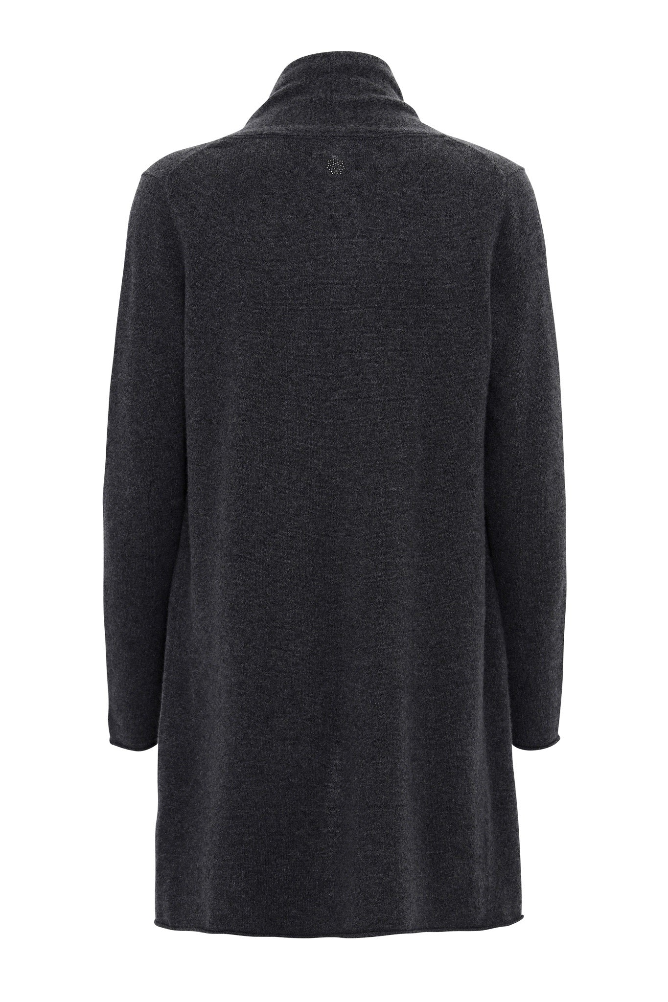Ingrid - cashmere cardigan - Mørk koksgrå
