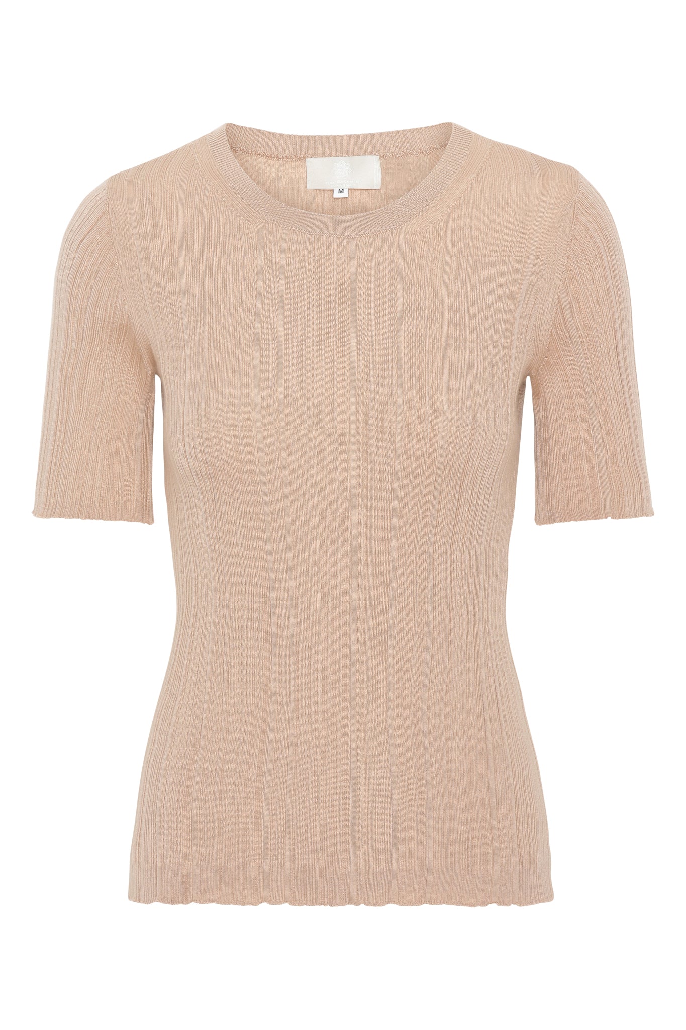 Lea - Cashmere Tee - Camel