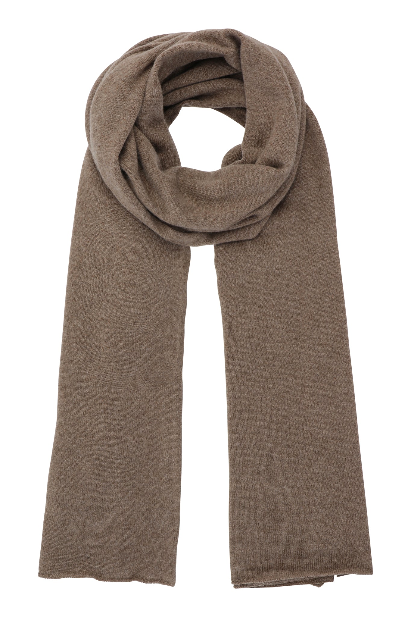 Luna - kæmpetørklæde i cashmere - Walnut Brun