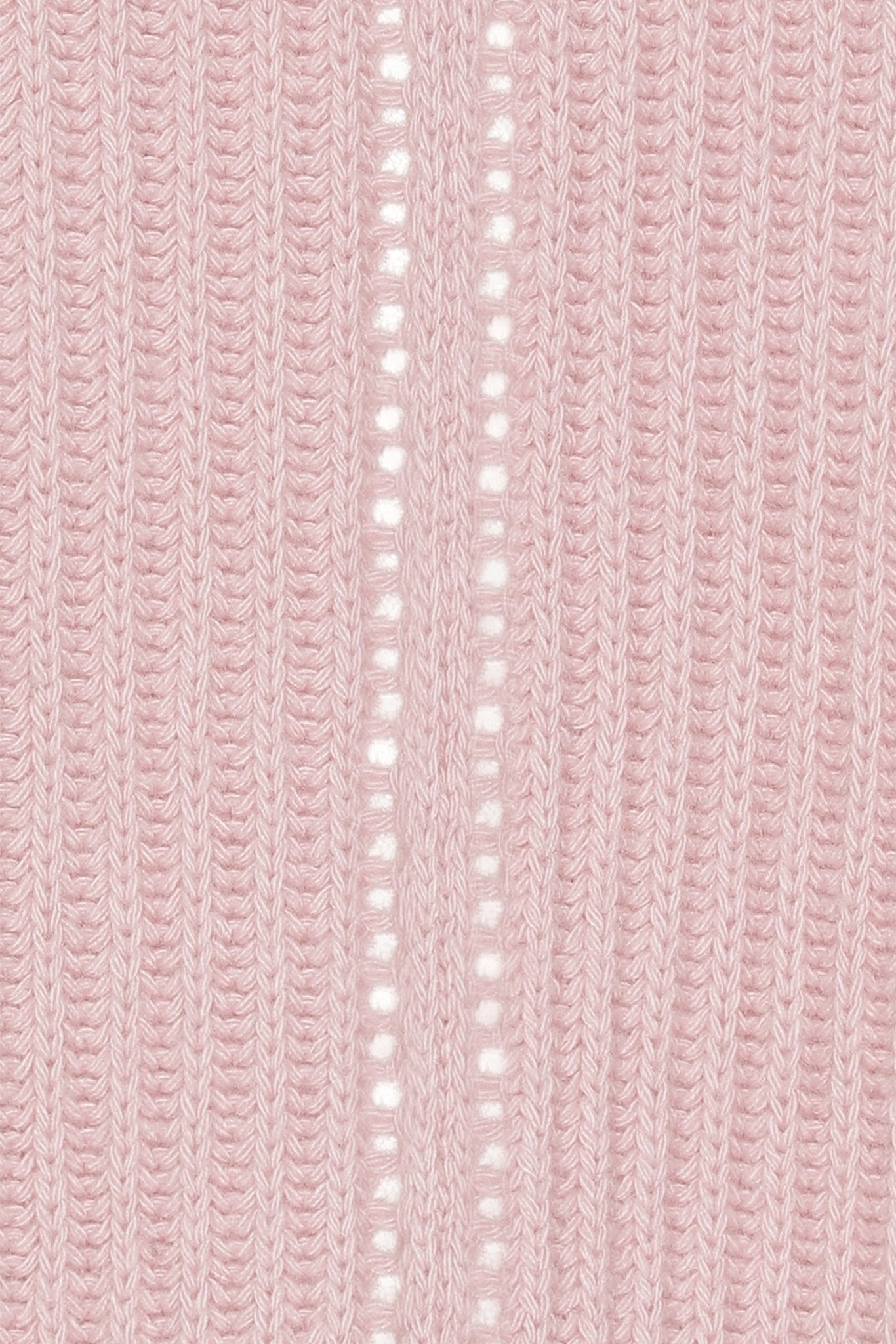 Maja - cashmere cardigan ribstikket recycle - Rosa