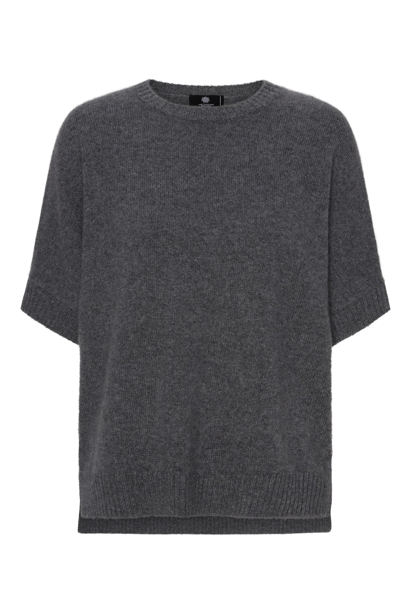 Tilde - Cashmere T-shirt - Mørkegrå