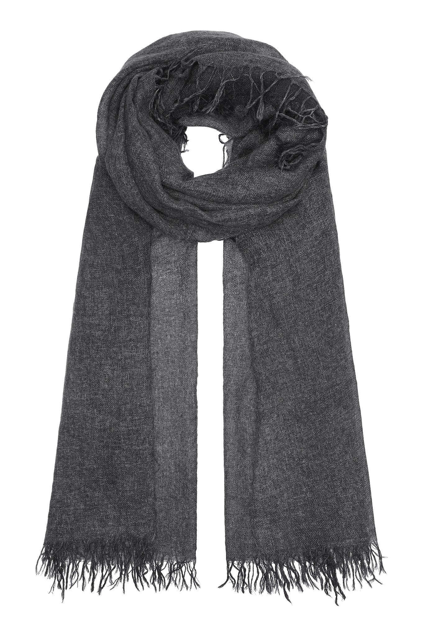 Pure Cashmere_scarf_Toni_Koksgrå