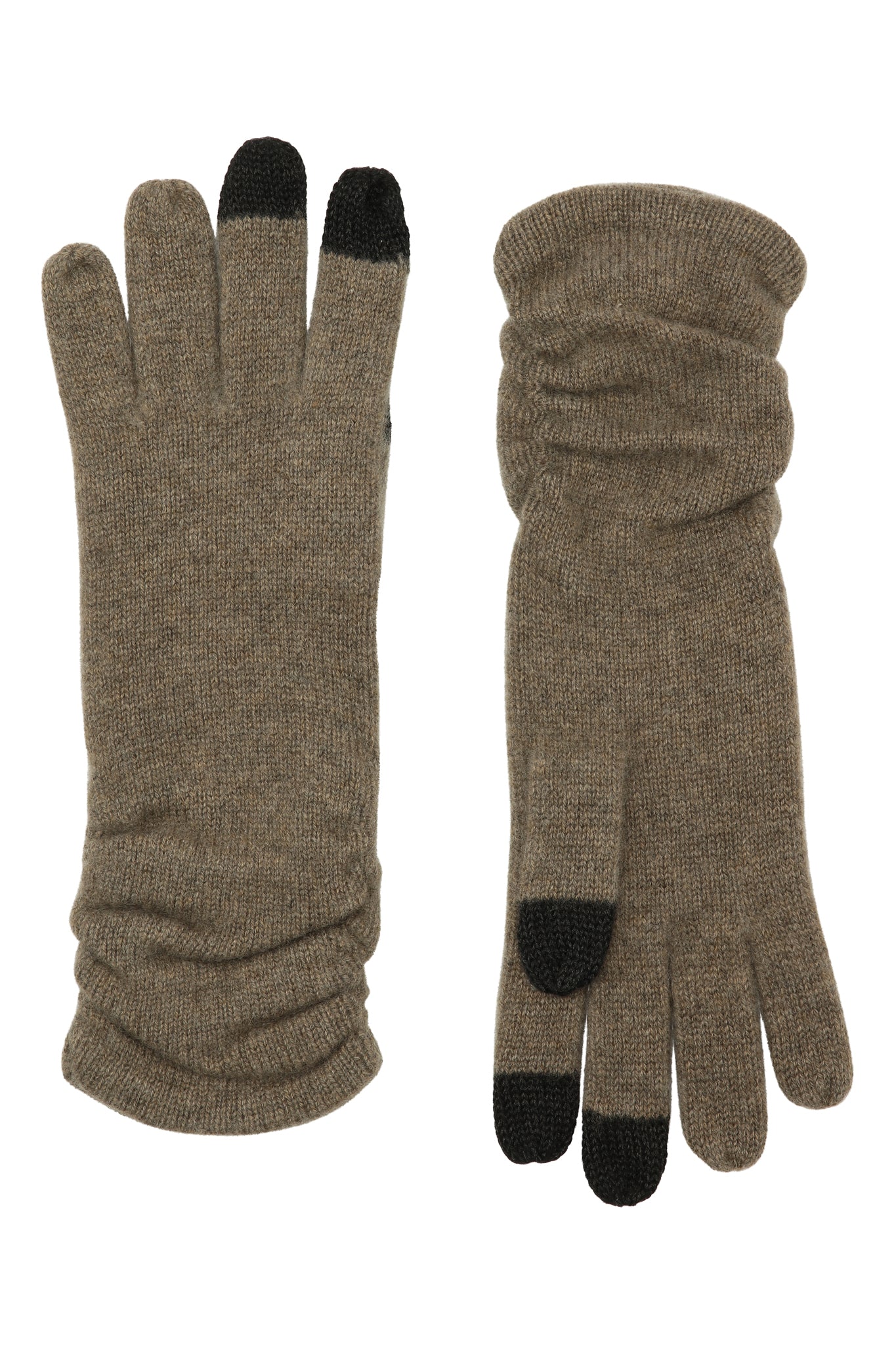 Touch - cashmere handsker - Lysebrune