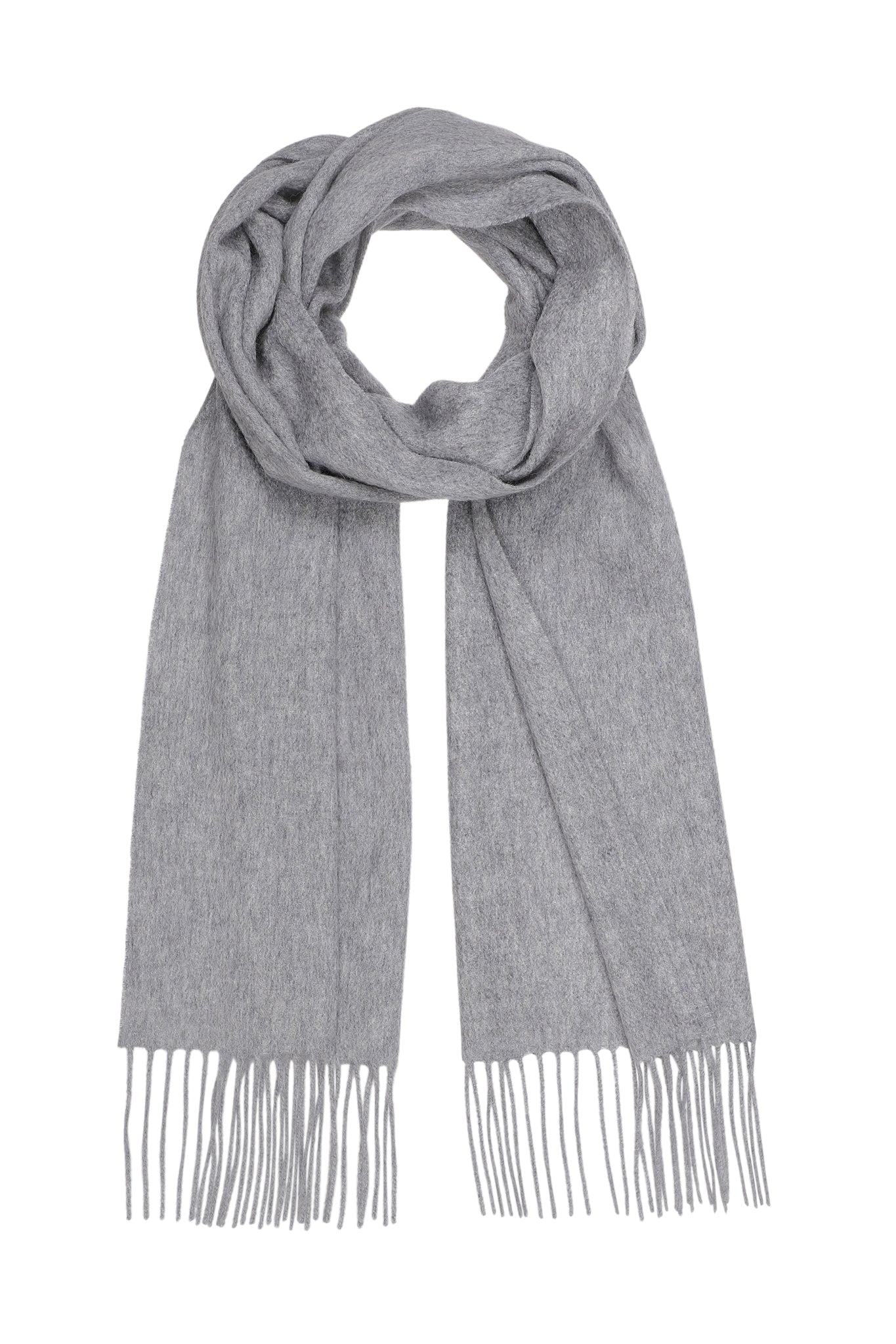 Cashmere tørklæde til mænd i gråt, Pure Cashmere Copenhagen
