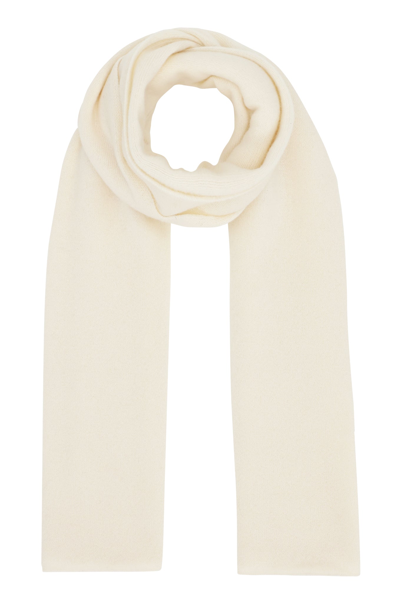 Alfa - Tørklæde i cashmere -  Hvid