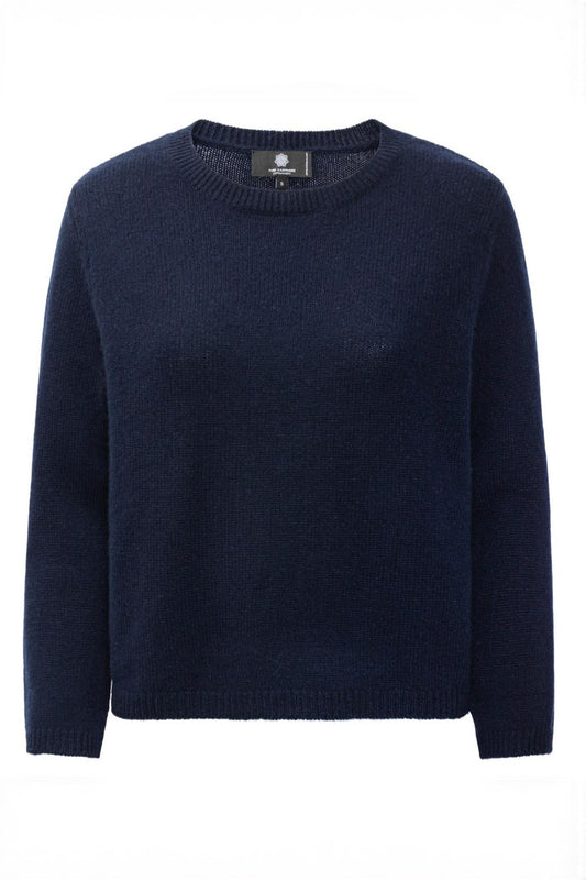Anna - Cashmere Trøje - Dark Navy