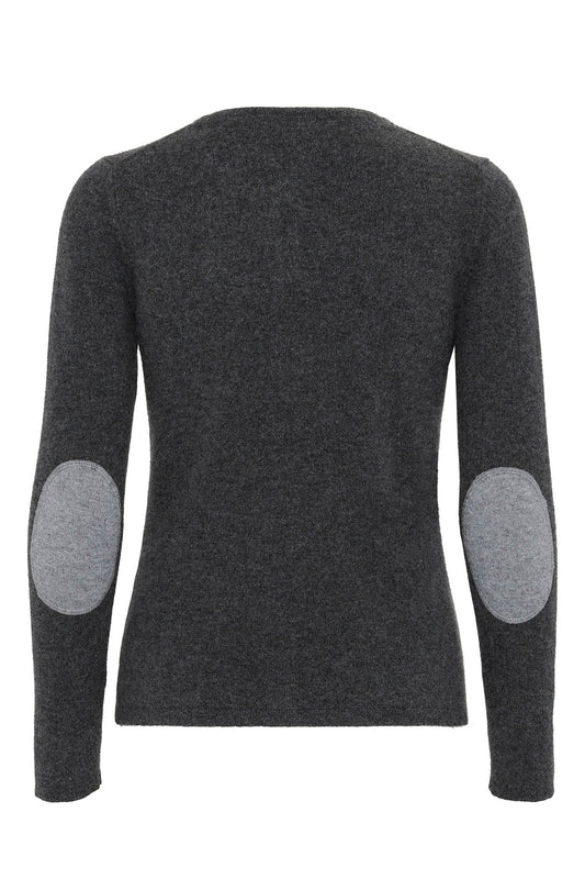 Alexia - cashmere cardigan - Koksgrå
