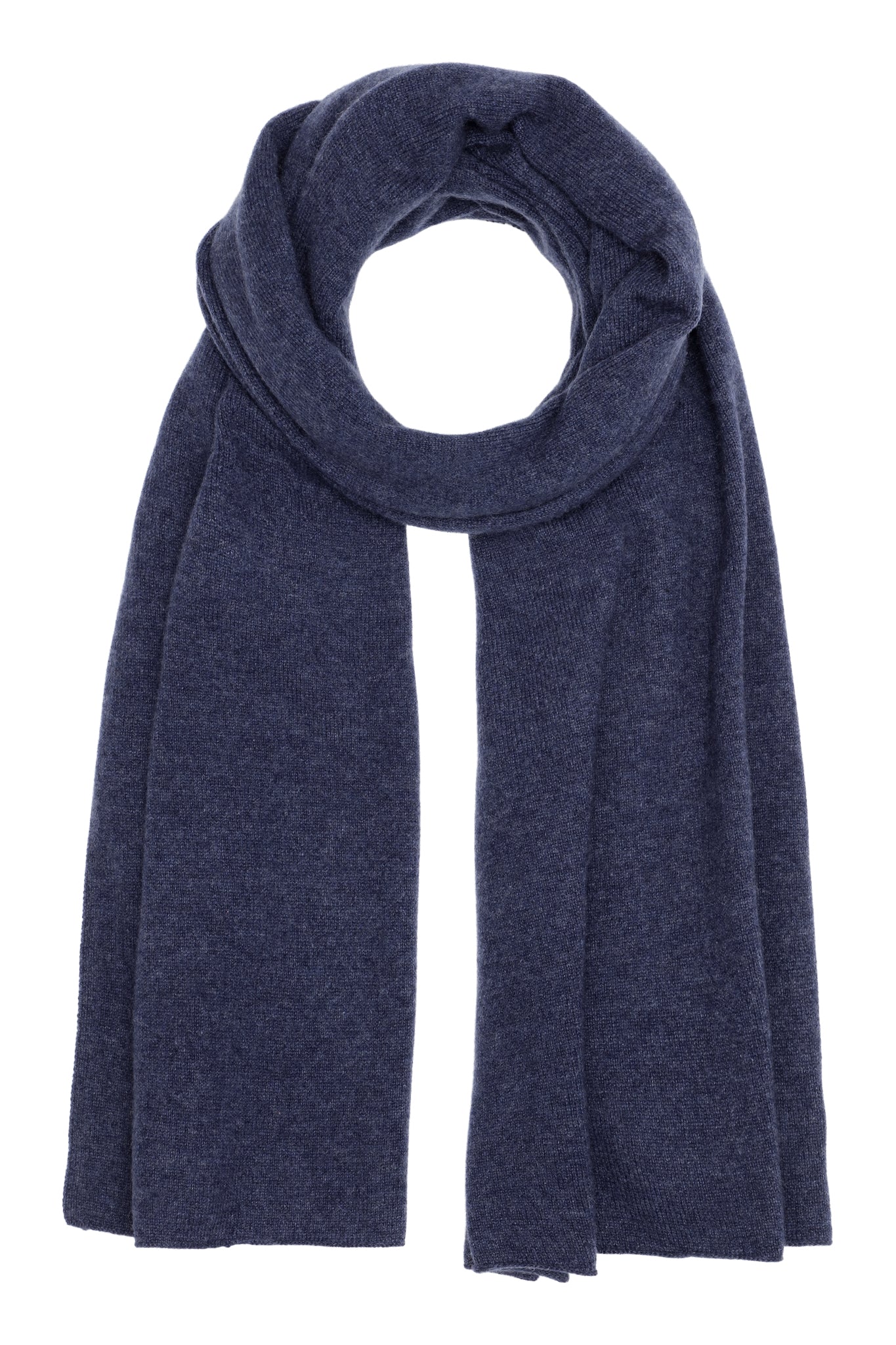 Alfa - Tørklæde i cashmere -  Indigo Blå