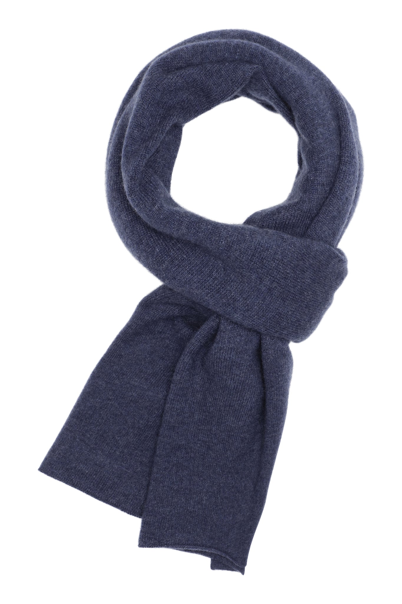 Alfa - Tørklæde i cashmere -  Indigo Blå