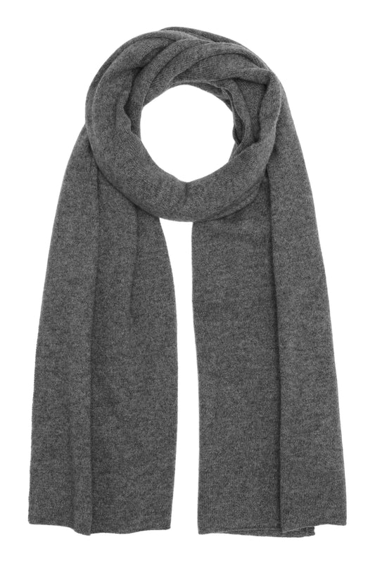 Alfa - Tørklæde i cashmere -  Mørkgrå