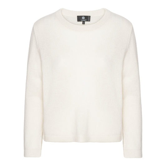 Anna - Cashmere Trøje - Cremehvid
