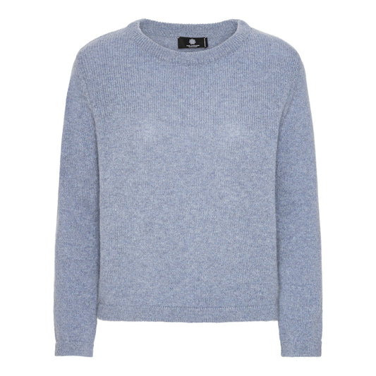 Anna - Cashmere Trøje - Lys denimblå
