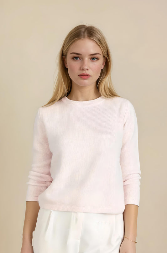 Anna - Cashmere Trøje - Lyserød