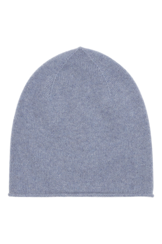 Bella - cashmere hue (beanie) - Lys Denim Blå