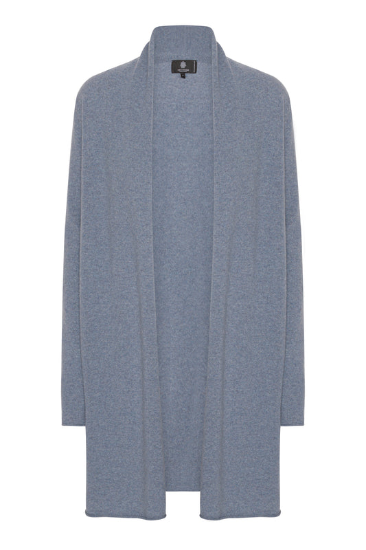 Ingrid - cashmere cardigan - Light Denim Blue