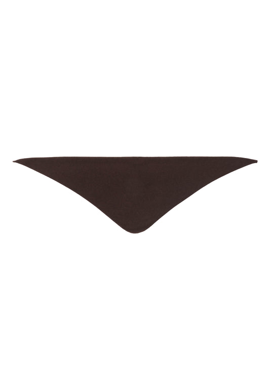 Lille eksklusiv cashmere scarf, fra Skotland - Espresso Brun