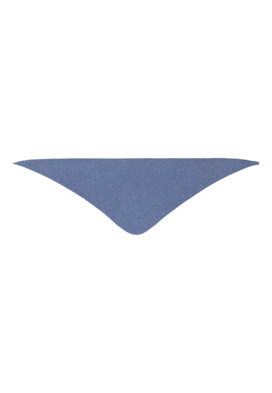 Lille eksklusiv cashmere scarf, fra Skotland - Denim Blå