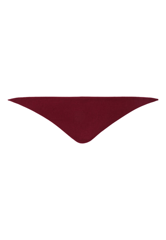 Lille eksklusiv cashmere scarf, fra Skotland - Bordeaux