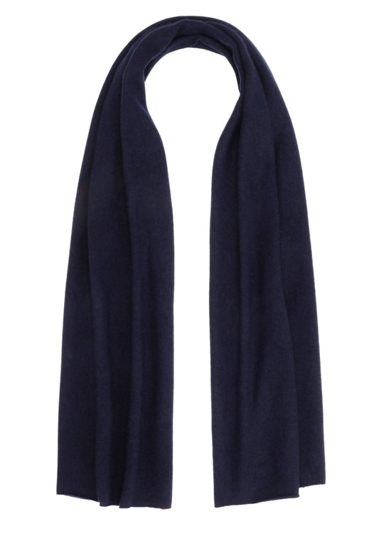 Mio - Tørklæde i cashmere -  Dark Navy