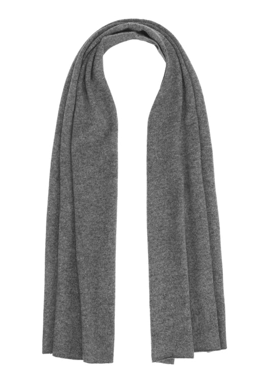 Mio - Tørklæde i cashmere -  Mørk Grå