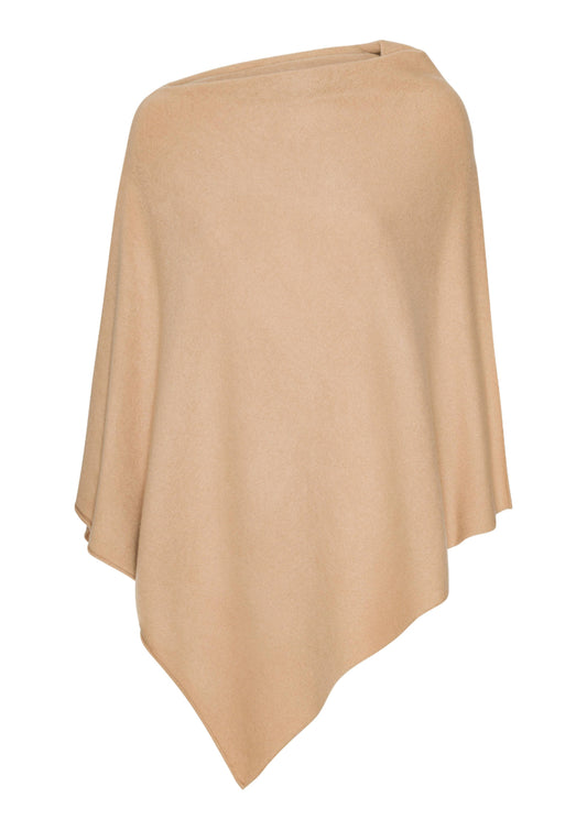 My - poncho, asymetrisk - Camel