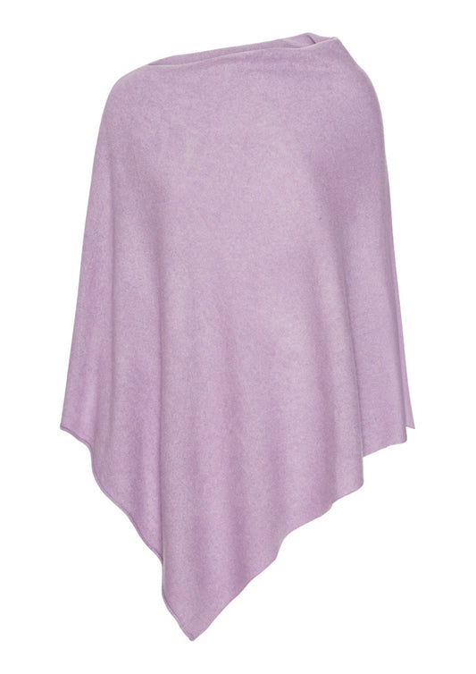 My - poncho, asymetrisk - Lavendel