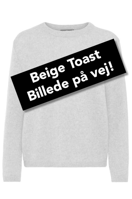Anna - Cashmere Trøje - Beige Toast