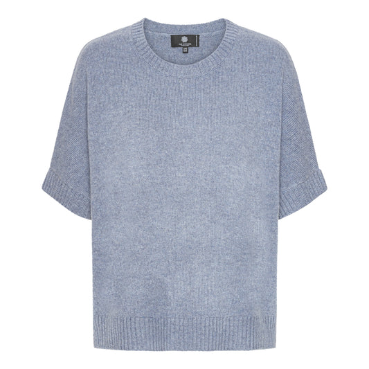 Tilde - Cashmere T-shirt - Lys Denimblå
