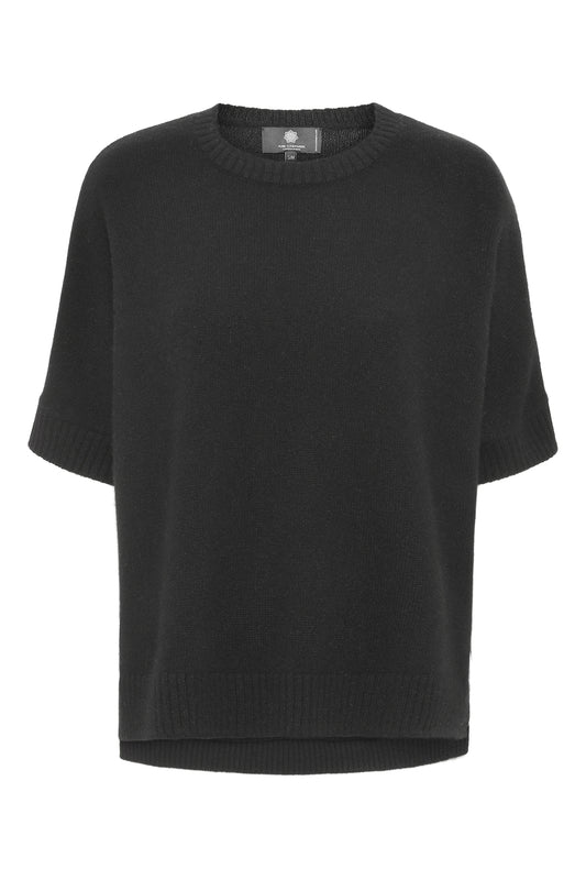 Tilde - Cashmere T-shirt - Sort