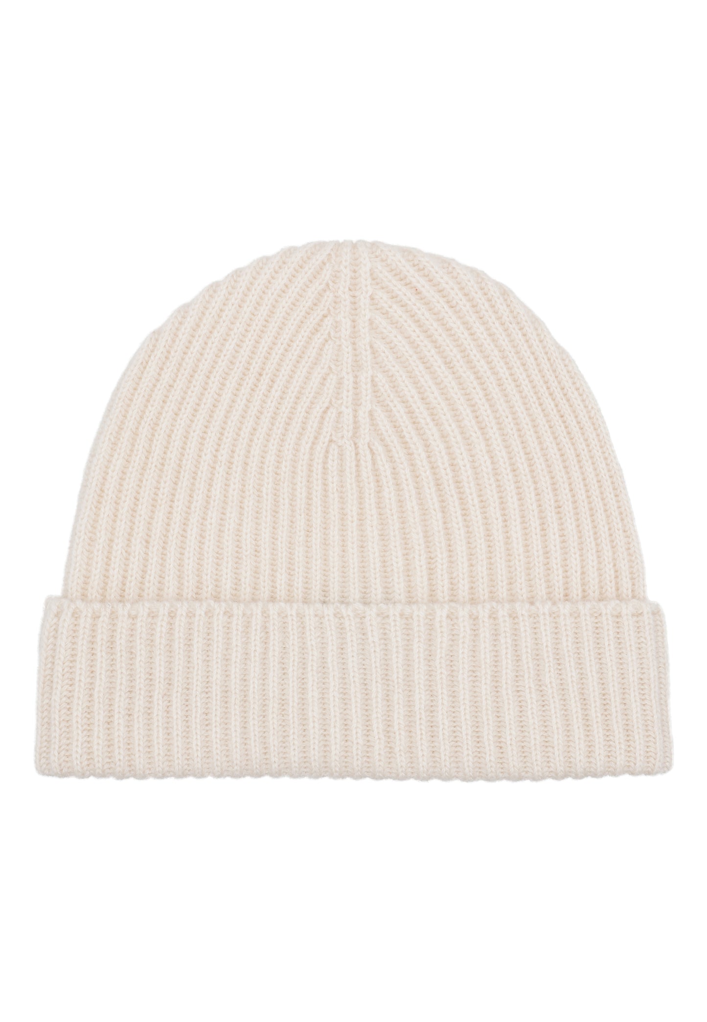 Robin - hue i ribstrikket cashmere, Skotland - Champagne