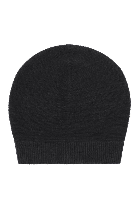 Beate - cashmere hue (beanie) - Sort