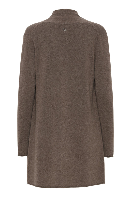 Ingrid - cashmere cardigan - Lysebrun