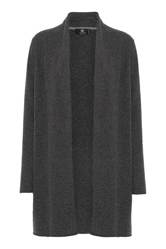 Ingrid - cashmere cardigan - Koksgrå