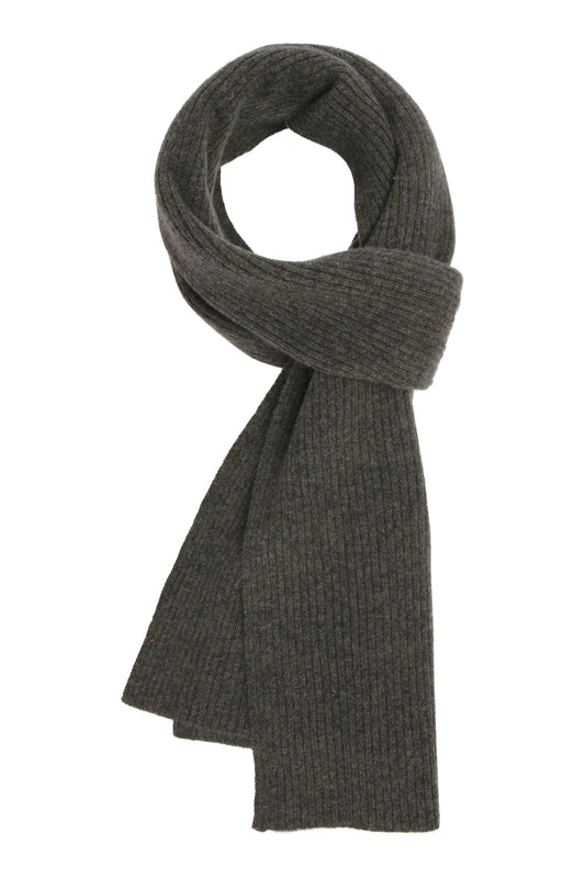 Robin - Tørklæde i strikket cashmere - Army